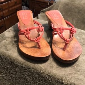 Pink sandals